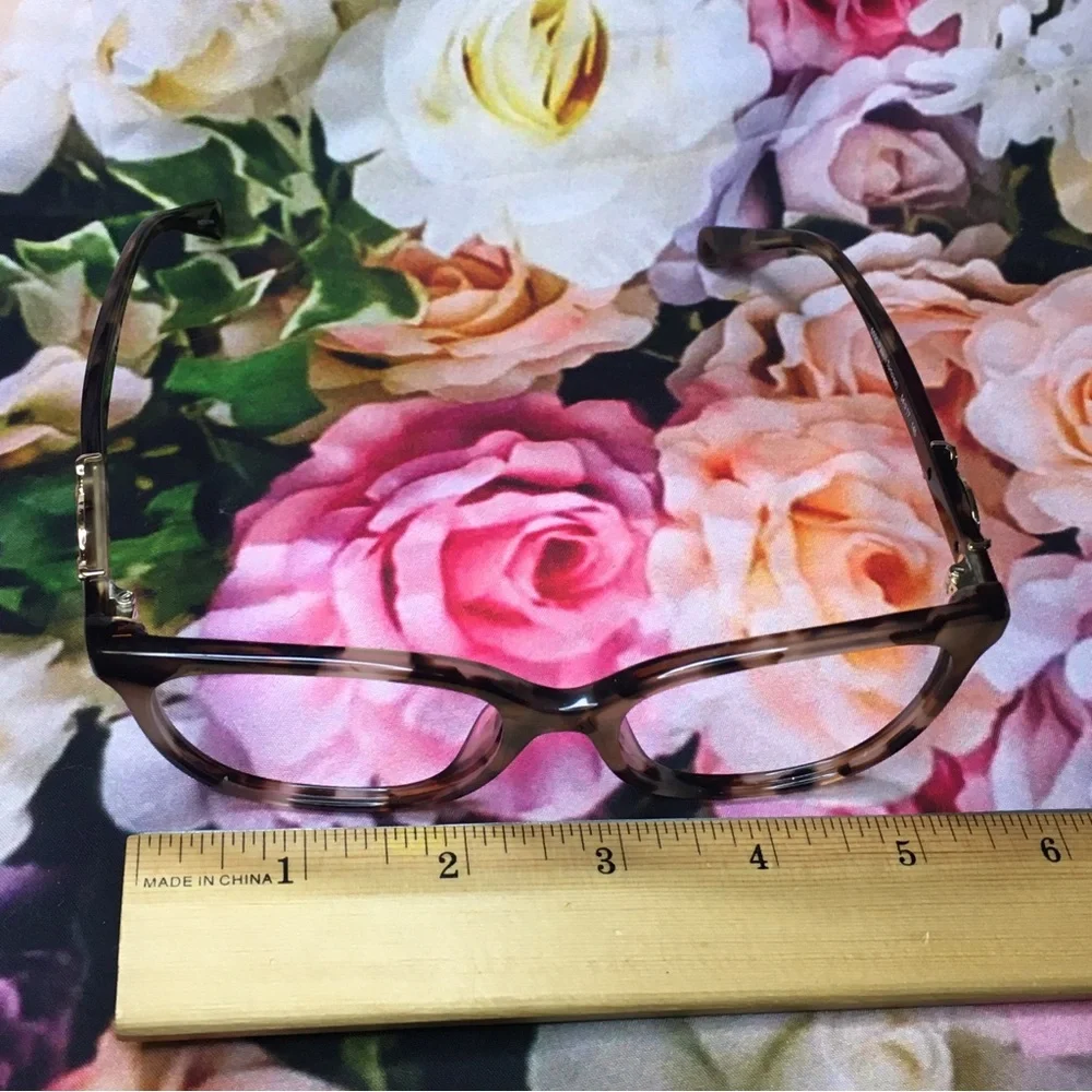 Coach Orange & Black Tortoise acetate Gold horse & carriage logo frames glasses